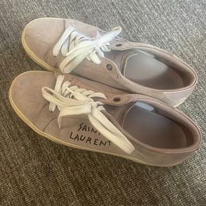 Saint Laurent suede sneaker - great condition. Sz 39